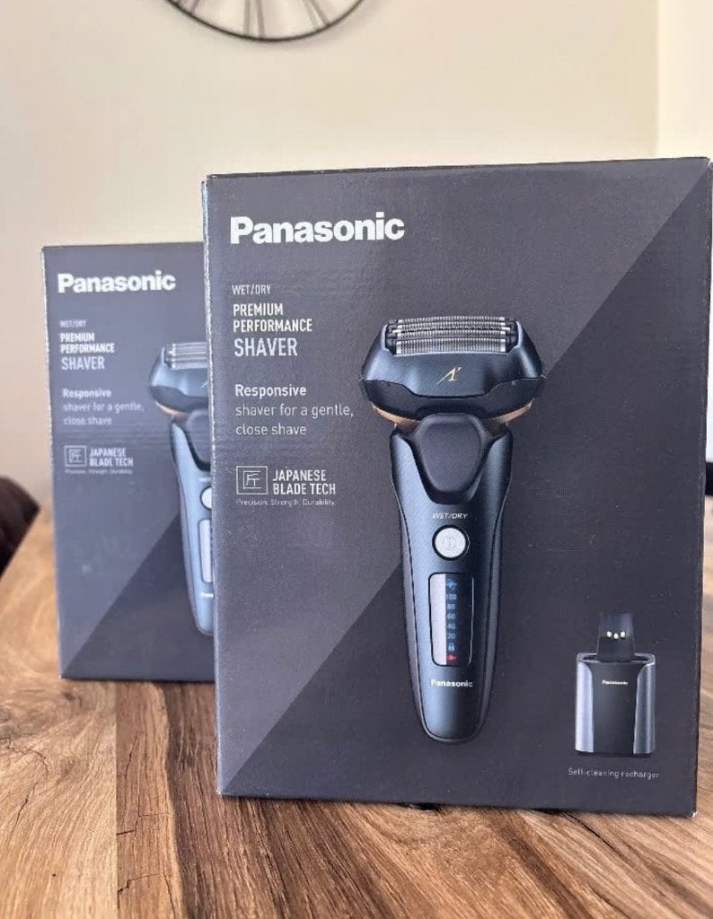 Panasonic scheerapparaat (met zelfreiniging apparaat), Ophalen of Verzenden, Nieuw, Scheren en Epileren