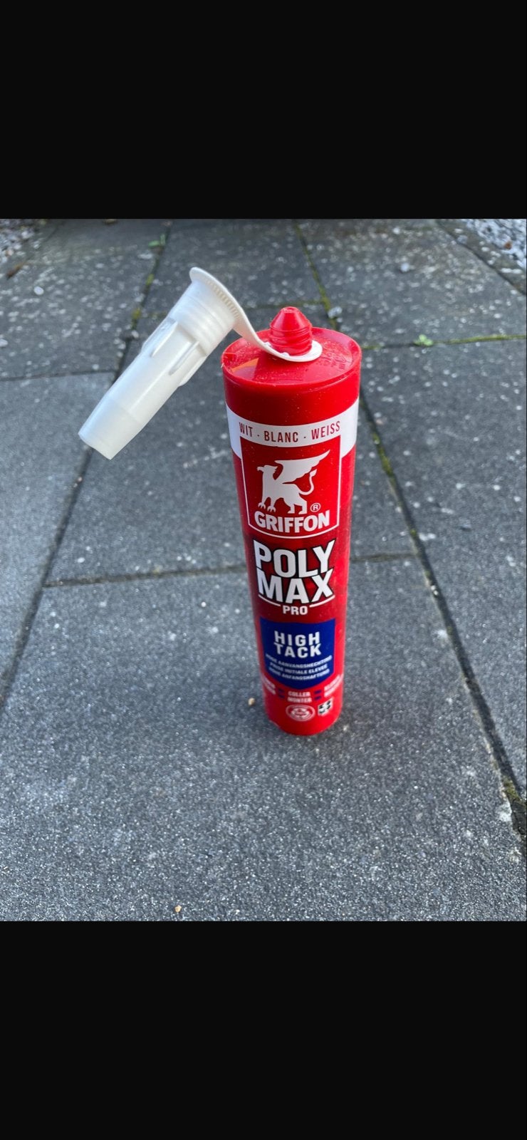 Griffon Poly Max Pro High Tack Kit - 12 tubes, Minder dan 5 liter, Ophalen, Nieuw, Wit