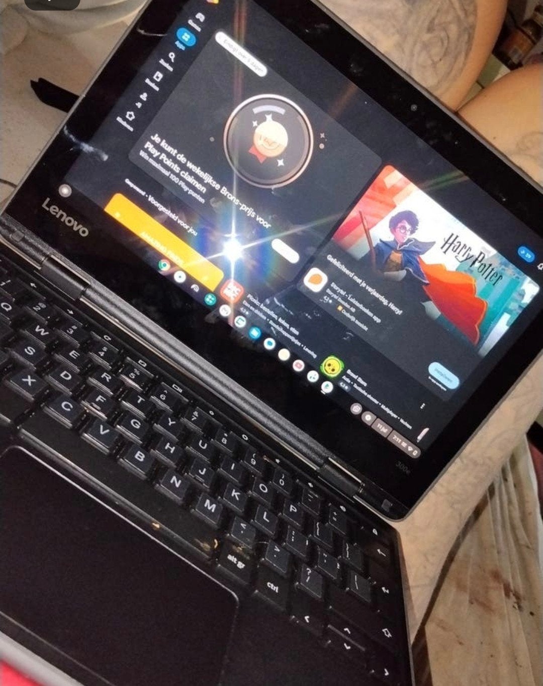 Lenovo Chromebook - Compacte en veelzijdige laptop, Computers en Software, Qwerty, Ophalen of Verzenden, 32 GB of minder, 11 inch