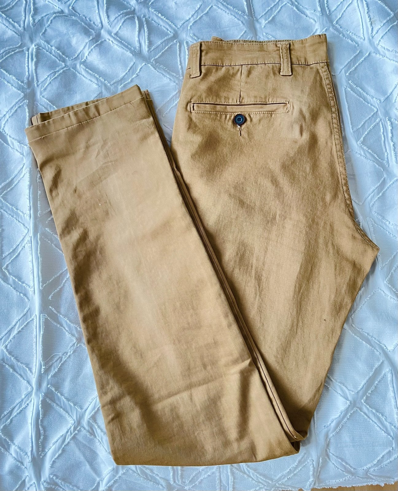 Nieuwe Chino Broek - Cognac - Maat 40 (Spaans), Ophalen of Verzenden, Nieuw, Overige maten, Bruin