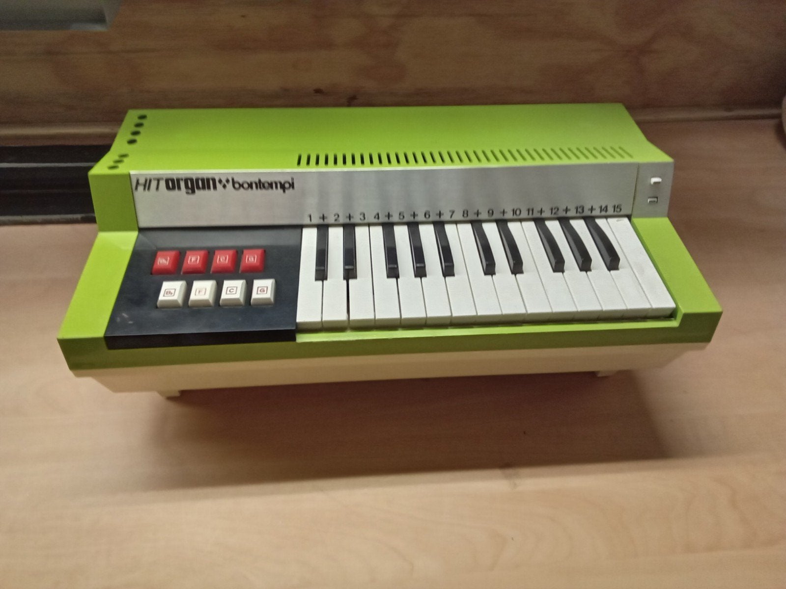 Luchtorgel, Ophalen, 1 klavier, Orgel