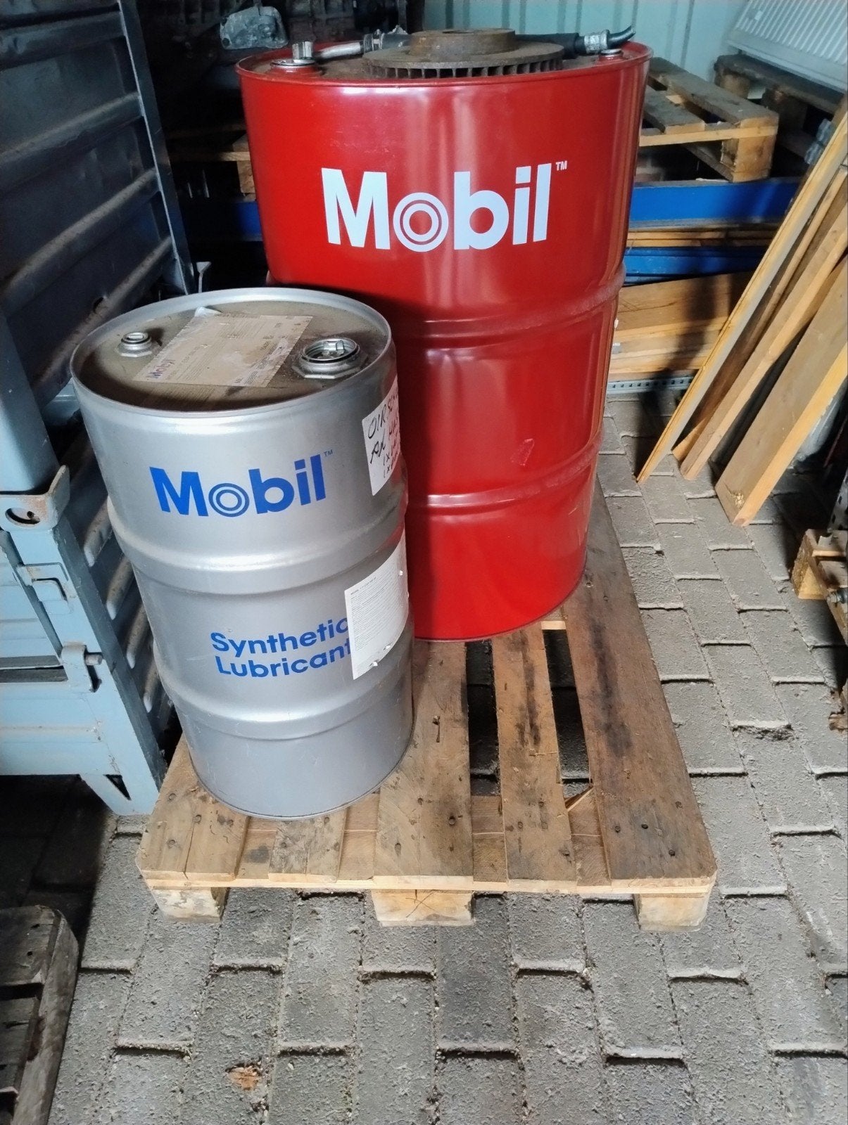 Olievaten leeg voor BBQ of stookton ook apart te koop, Ophalen, Gebruikt, Vuurton