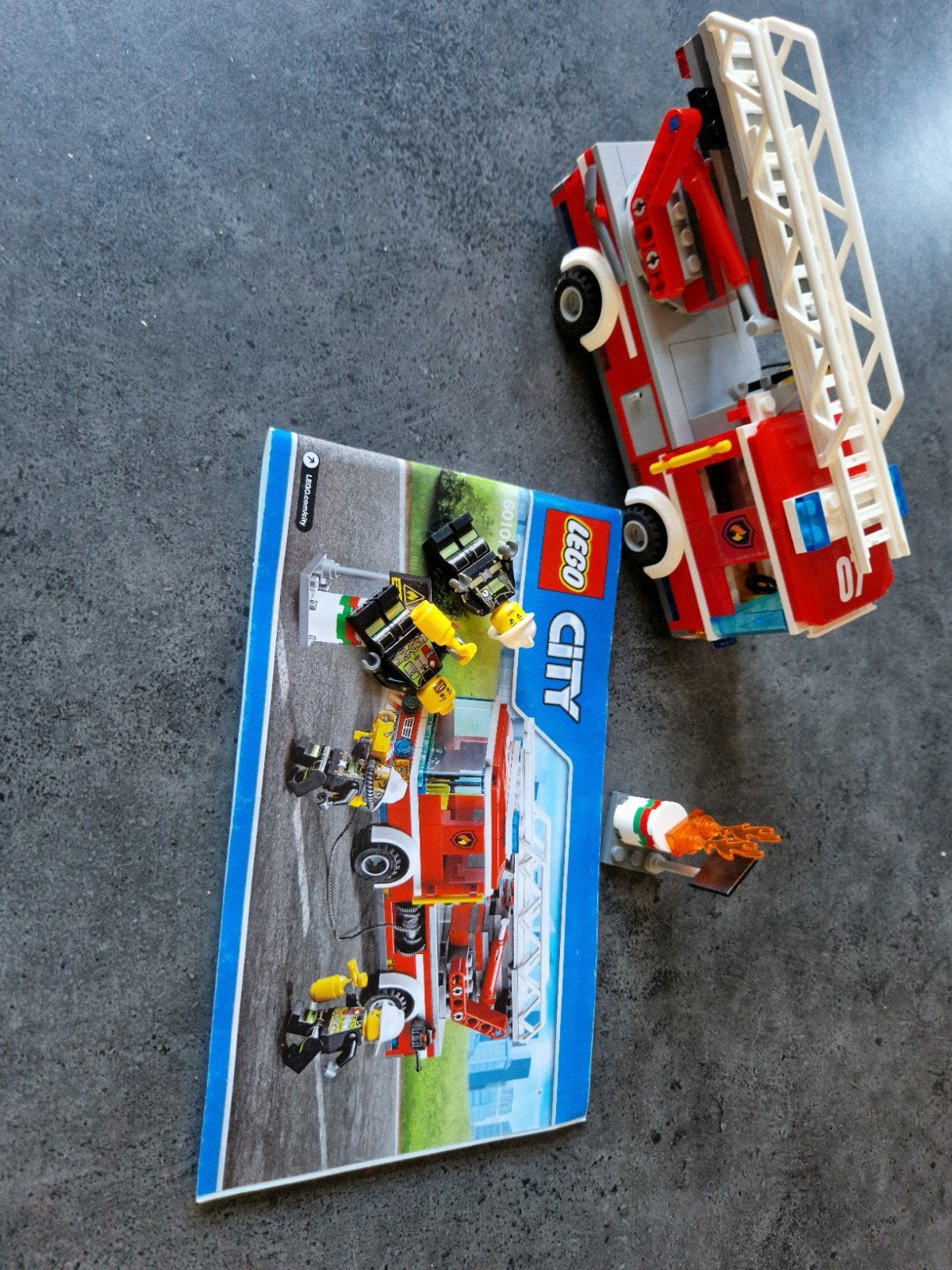 Lego City 60107 Brandweerwagen - Bijna Compleet, Ophalen of Verzenden, Gebruikt