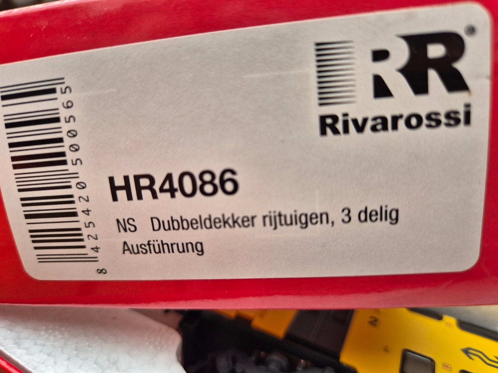 Rivarossi HR4086 NS Dubbeldekker rijtuigen, 3-delig., Hobby en Vrije tijd, Modeltreinen | H0, Overige merken, Gelijkstroom, Ophalen of Verzenden