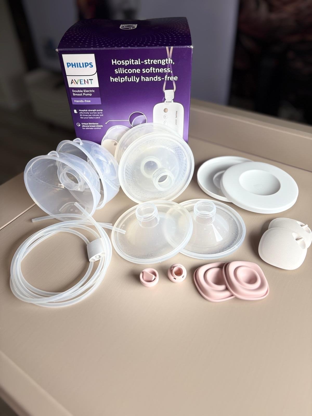 Philips Avent Dubbele Elektrische Borstkolf Handsfree, Ophalen, Zo goed als nieuw