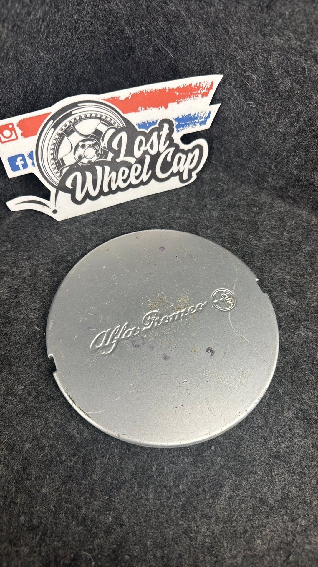 Alfa romeo 75 speedline naafkap, Auto diversen, Wieldoppen, Ophalen of Verzenden, Zo goed als nieuw