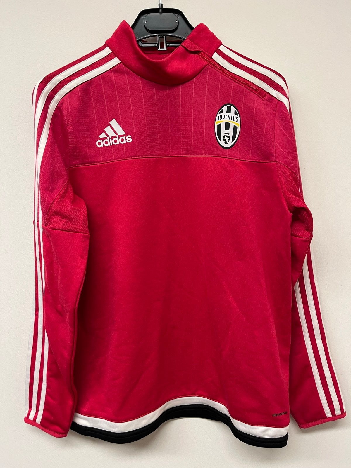 Adidas Juventus Climacool Trainingstrui roze Maat L jeugd, Maat XS of kleiner, Ophalen of Verzenden, Zo goed als nieuw, Shirt