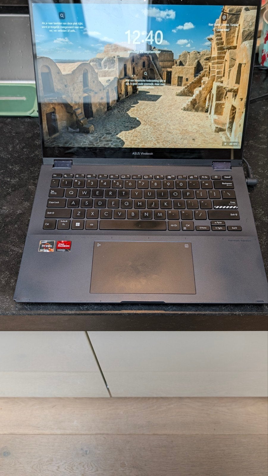 ASUS Vivobook S 14 Flip TN3402Y - Krachtige 2-in-1 Laptop, Gebruikt, 2 tot 3 Ghz, Qwerty, AMD Ryzen 7 7730U