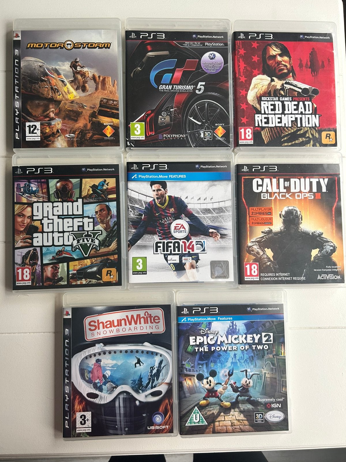 Diverse playstation 3 spellen, 1 speler, Ophalen, Gebruikt, Vanaf 3 jaar