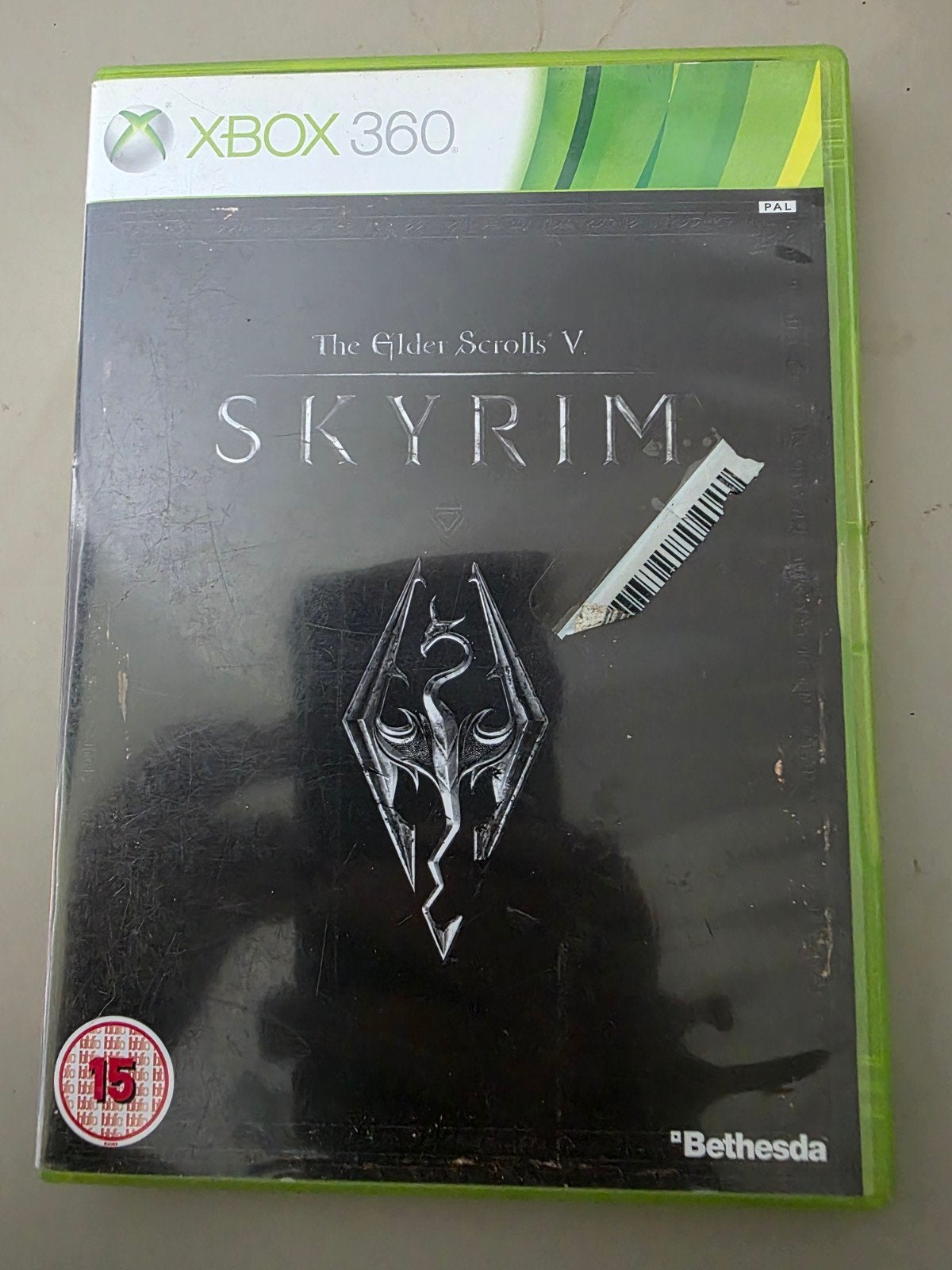 XboX 360 game The Elder Scrolls V Skyrim, 1 speler, Ophalen of Verzenden, Zo goed als nieuw, Role Playing Game (Rpg)