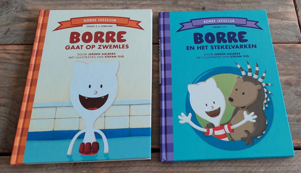 BORRE boekjes zwemles en stekelvarken, Ophalen of Verzenden, Zo goed als nieuw, Borre, Fictie algemeen