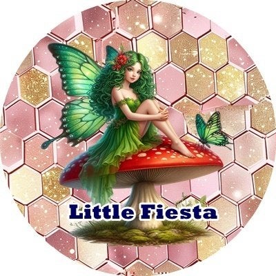 lf1108 ouwel elfje 20x4,7cm eetbare cupcake rondjes vers, Ophalen of Verzenden, Nieuw, Cupcakes, Versiering