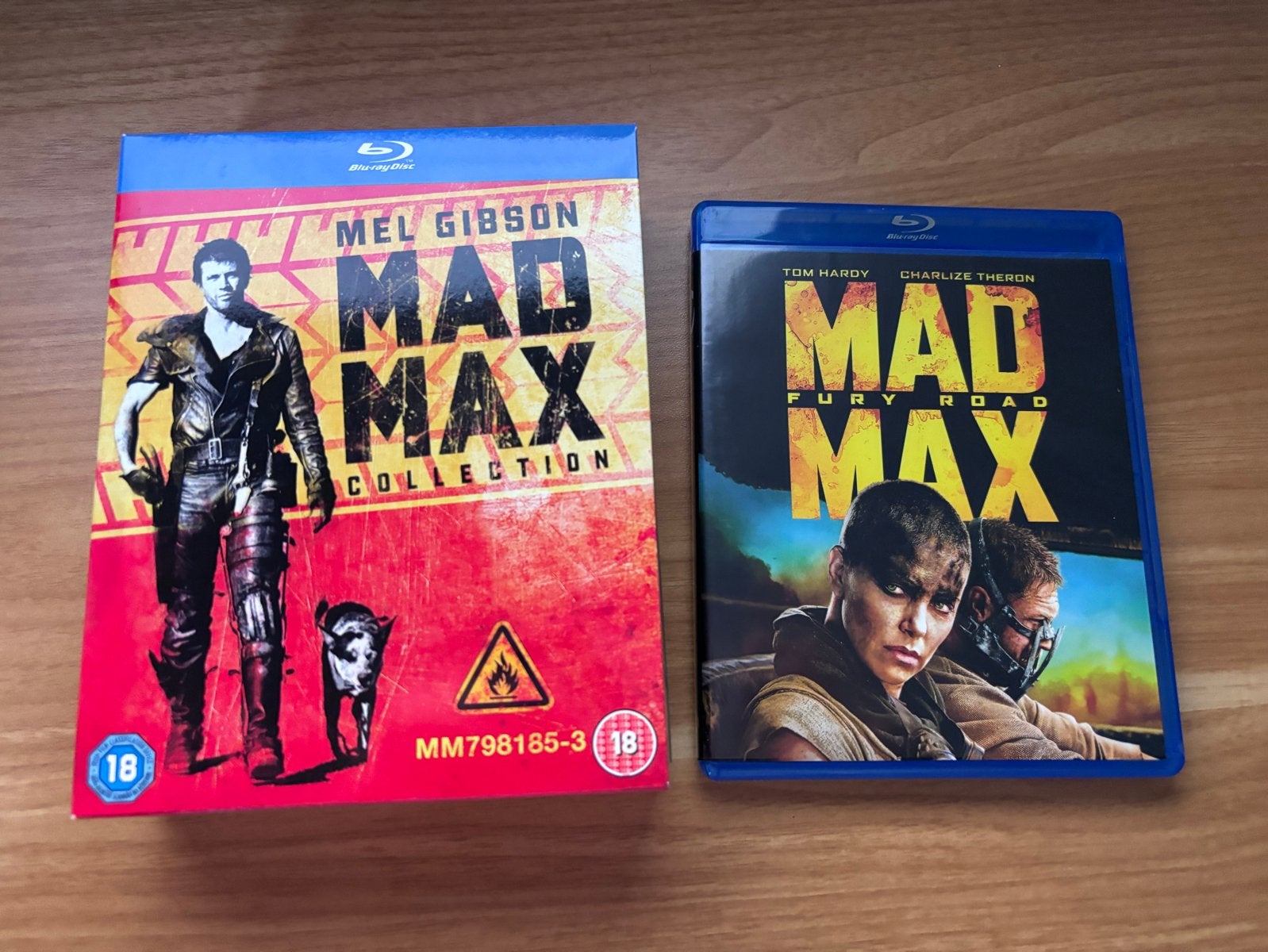 Mad Max Collection en Fury Road (4 Blu-ray films), Ophalen of Verzenden, Zo goed als nieuw, Actie, Boxset