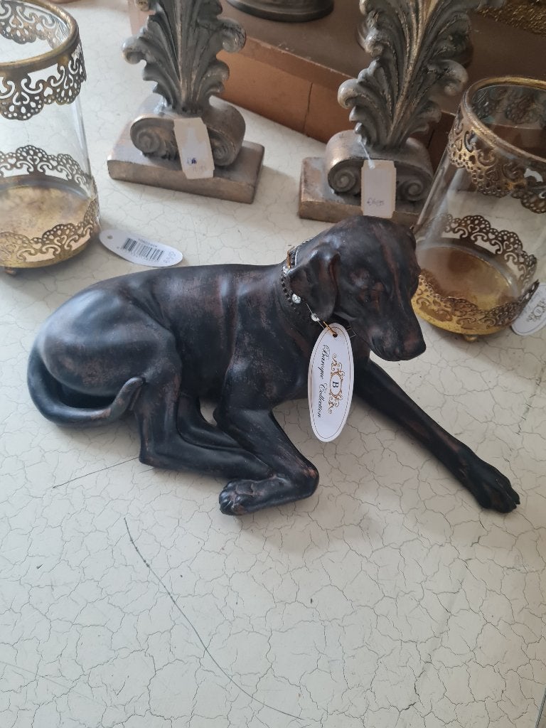Sierlijk honden beeld merk House of Baroque, Ophalen of Verzenden, Zo goed als nieuw, Dier