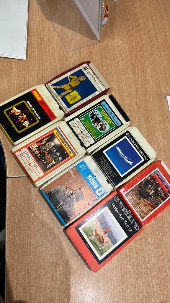 8 track cassettes, Cd's en Dvd's, Cassettebandjes, Ophalen of Verzenden, Zo goed als nieuw, Pop, 2 t/m 25 bandjes