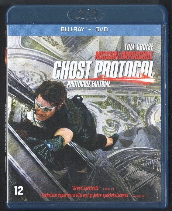 Mission: Impossible Ghost Protocol. Blu-ray. LEES!, Spaans, Film, Ophalen of Verzenden, Blu-ray