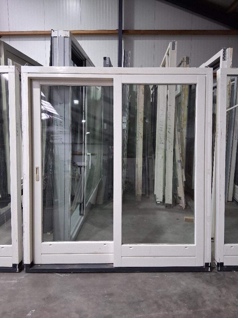 Schuifpui Hr++ raamkozijnen bezorgen factuur mogelijk, Ophalen of Verzenden, Zo goed als nieuw, 150 tot 225 cm, 150 tot 225 cm