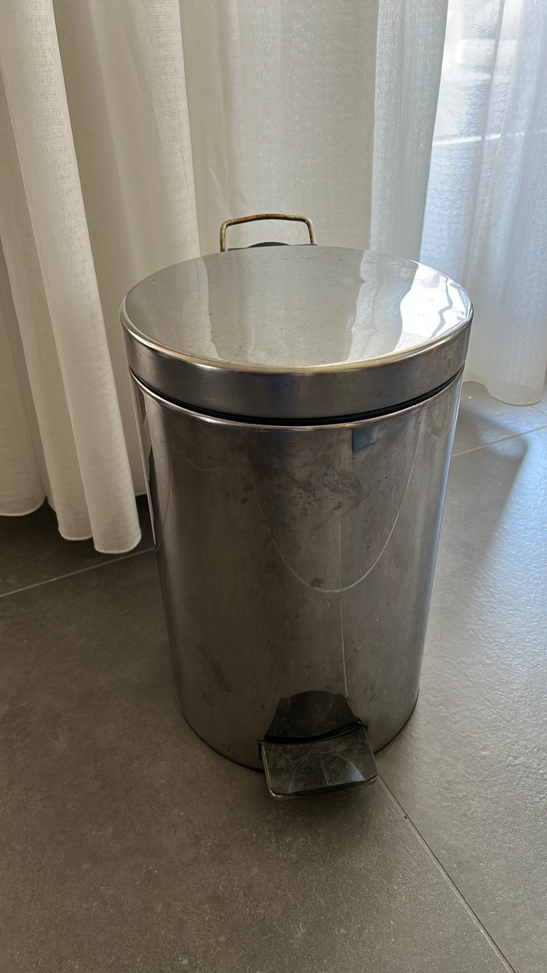 Brabantia afvalemmer., Gebruikt, Met pedaal, Ophalen of Verzenden, Rvs