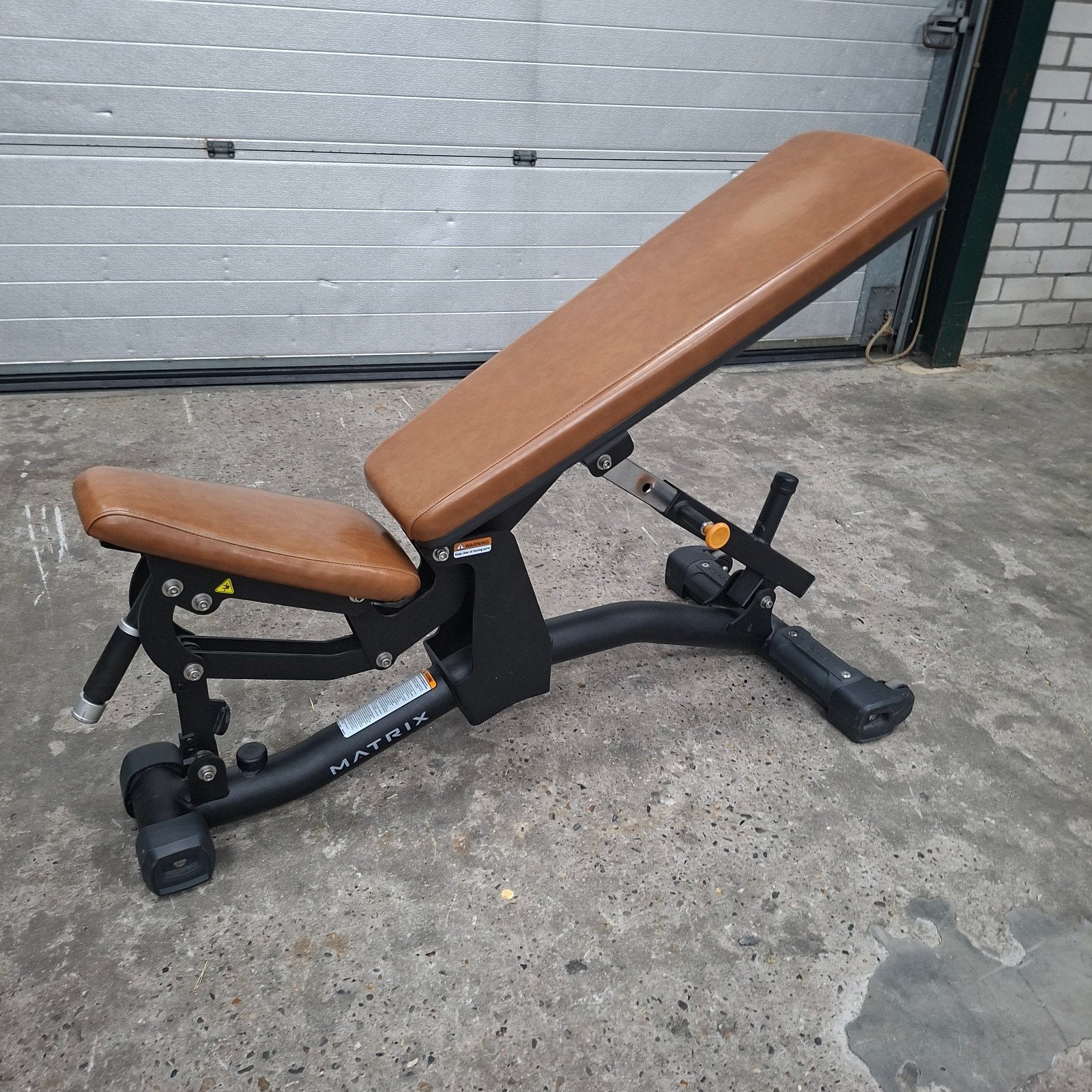 Matrix Magnum Adjustable Bench, Sport en Fitness, Ophalen, Gebruikt, Benen, Fitnessbank