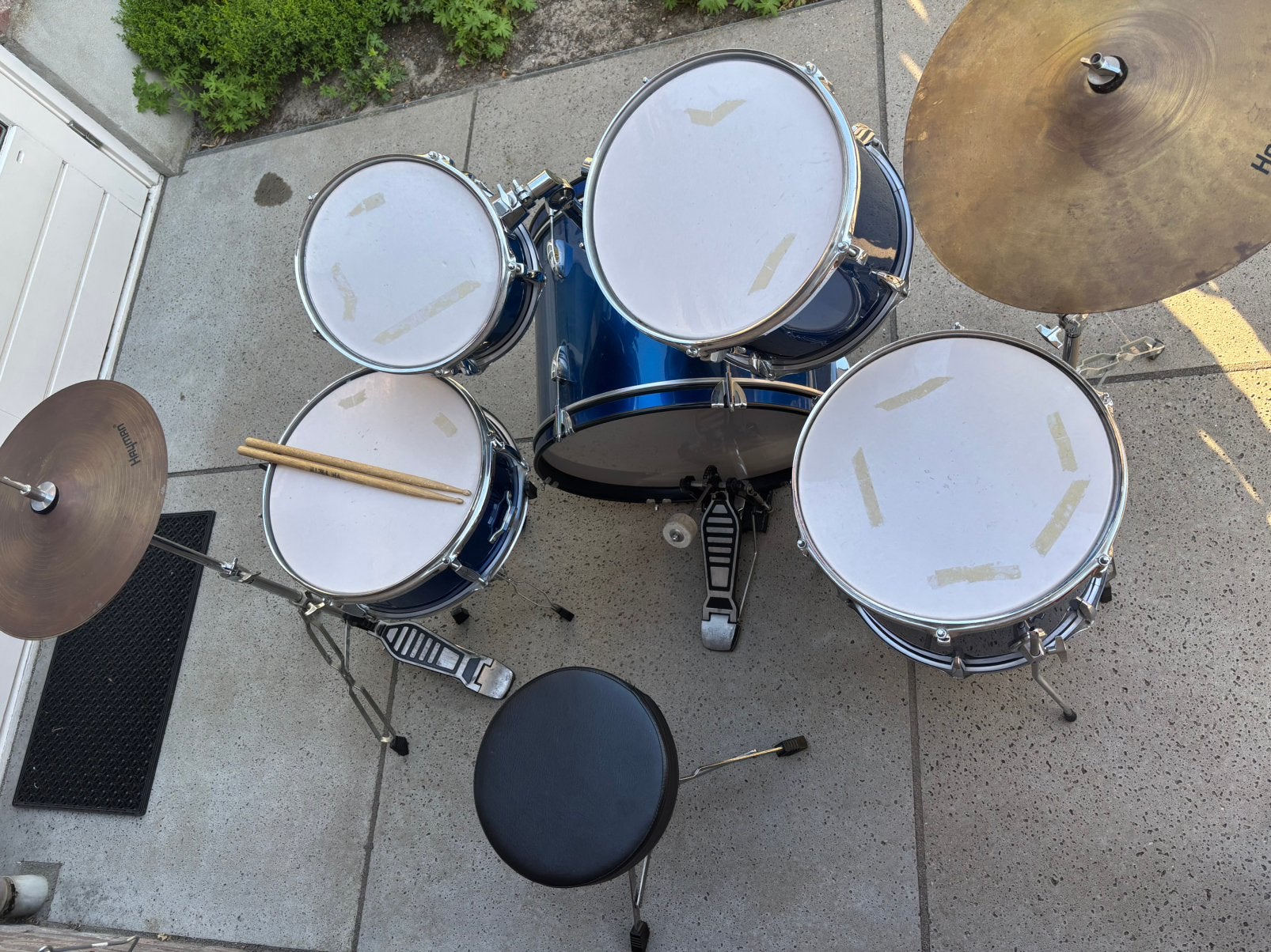 Drumstel hayman, Muziek en Instrumenten, Ophalen, Gebruikt, Overige merken