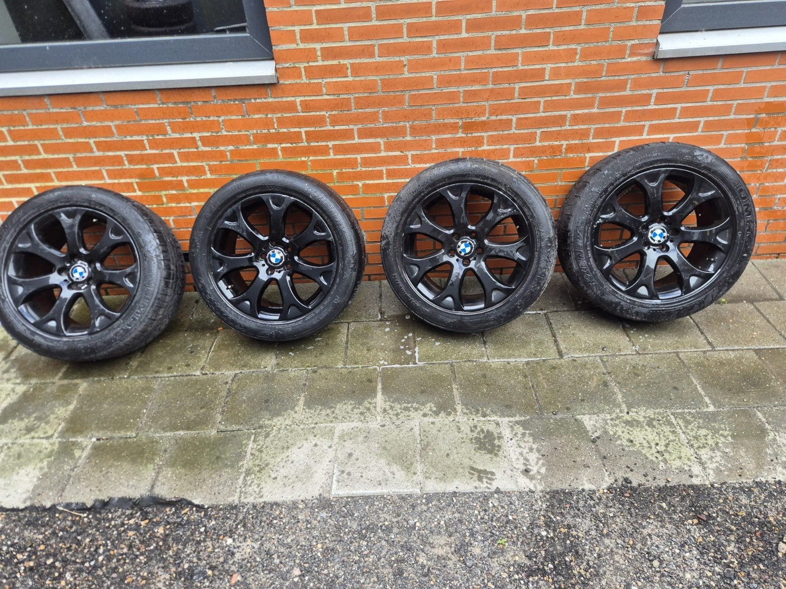 bmw x5 velgen zwart breedset, Auto-onderdelen, Banden en Velgen, Gebruikt, Velg(en), Zomerbanden, Ophalen