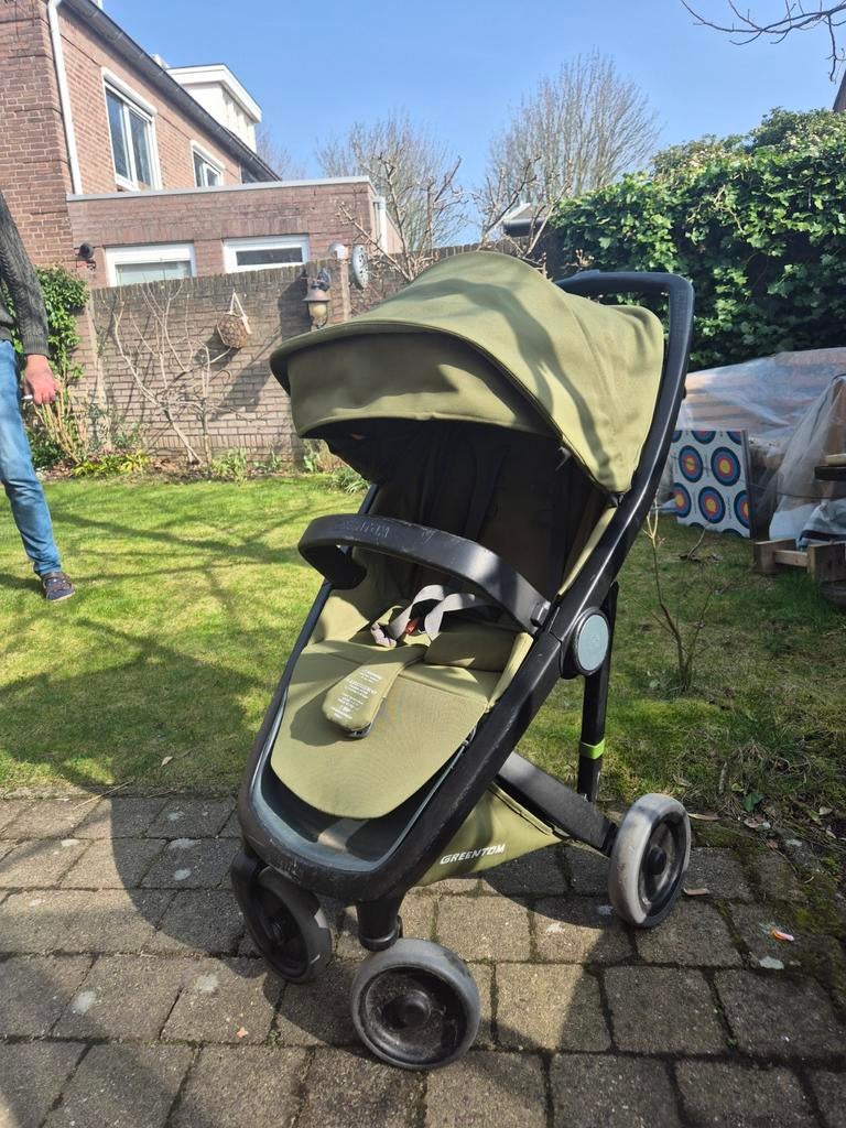 GreenTom Classic Buggy - Olijfgroen, Kinderen en Baby's, Kinderwagens en Combinaties, Ophalen of Verzenden, Gebruikt, Kinderwagen