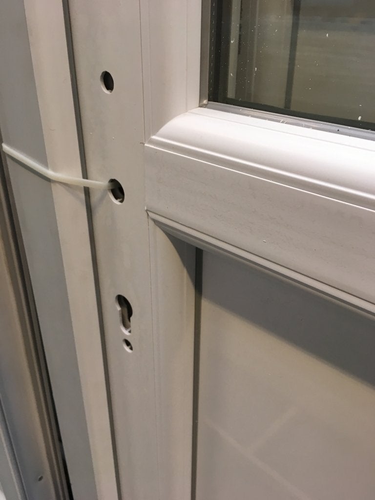 Kunststof buitendeur 98 x 204 1/2 glas, Kunststof, Deurkozijn, Niet ingevuld, Nieuw