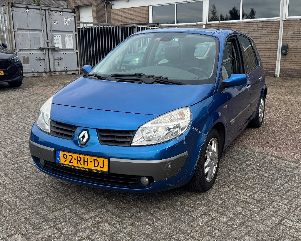 Renault Scénic 1.6 16V TECH LINE, Auto's, Voorwielaandrijving, Stof, 4 cilinders, Blauw