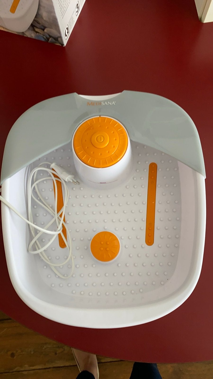 Medisana Voetbubbelbad Thalassopieds FS 882, Ophalen of Verzenden, Zo goed als nieuw, Hand- en Voetverzorging