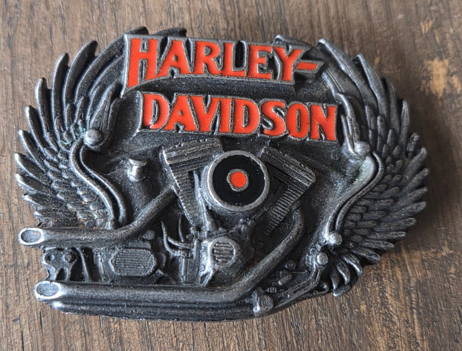 Vintage Harley-Davidson Riemgesp 1991 – Baron USA (H-410), Kleding | Heren, Riemen en Ceinturen, Ophalen, Losse buckle of gesp