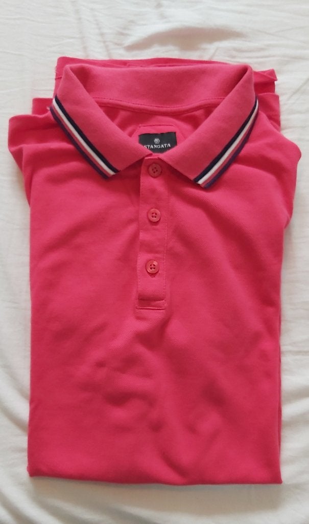 Polo STANGATA Rood Maat M (slim)., Kleding | Heren, Stangata, Maat 48/50 (M), Ophalen of Verzenden, Gedragen