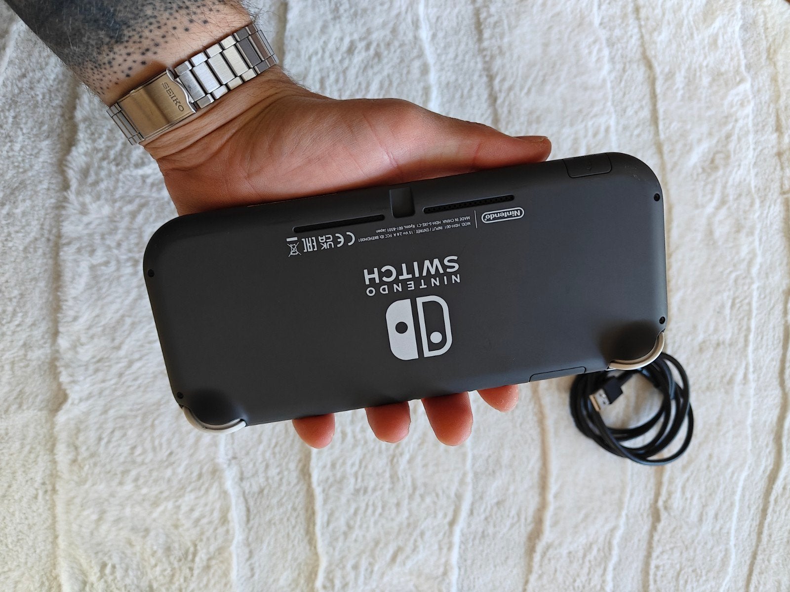 Nintendo switch lite grijs perfecte staat, Spelcomputers en Games, Grijs, J, Ophalen of Verzenden, Zo goed als nieuw
