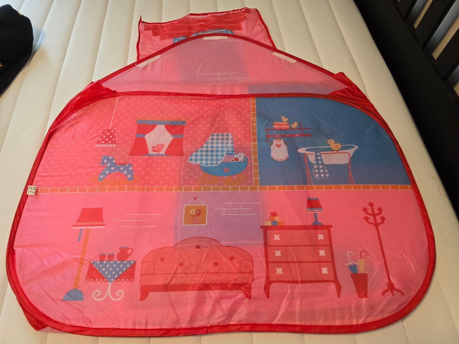 Pop-it-Up Poppentent dollhouse pink, Ophalen, Zo goed als nieuw