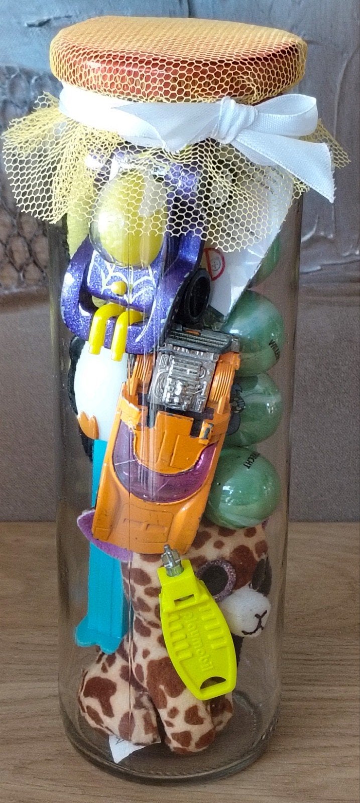 VERASSING POT DIVERSE SPEELTJES*CADEAU POT*MYSTERY JAR, Verzenden, Zo goed als nieuw