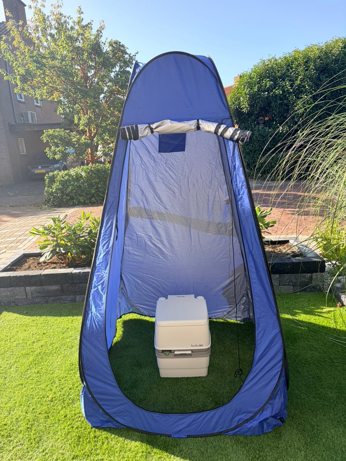 Porta Potti 365 + tent, Ophalen, Zo goed als nieuw