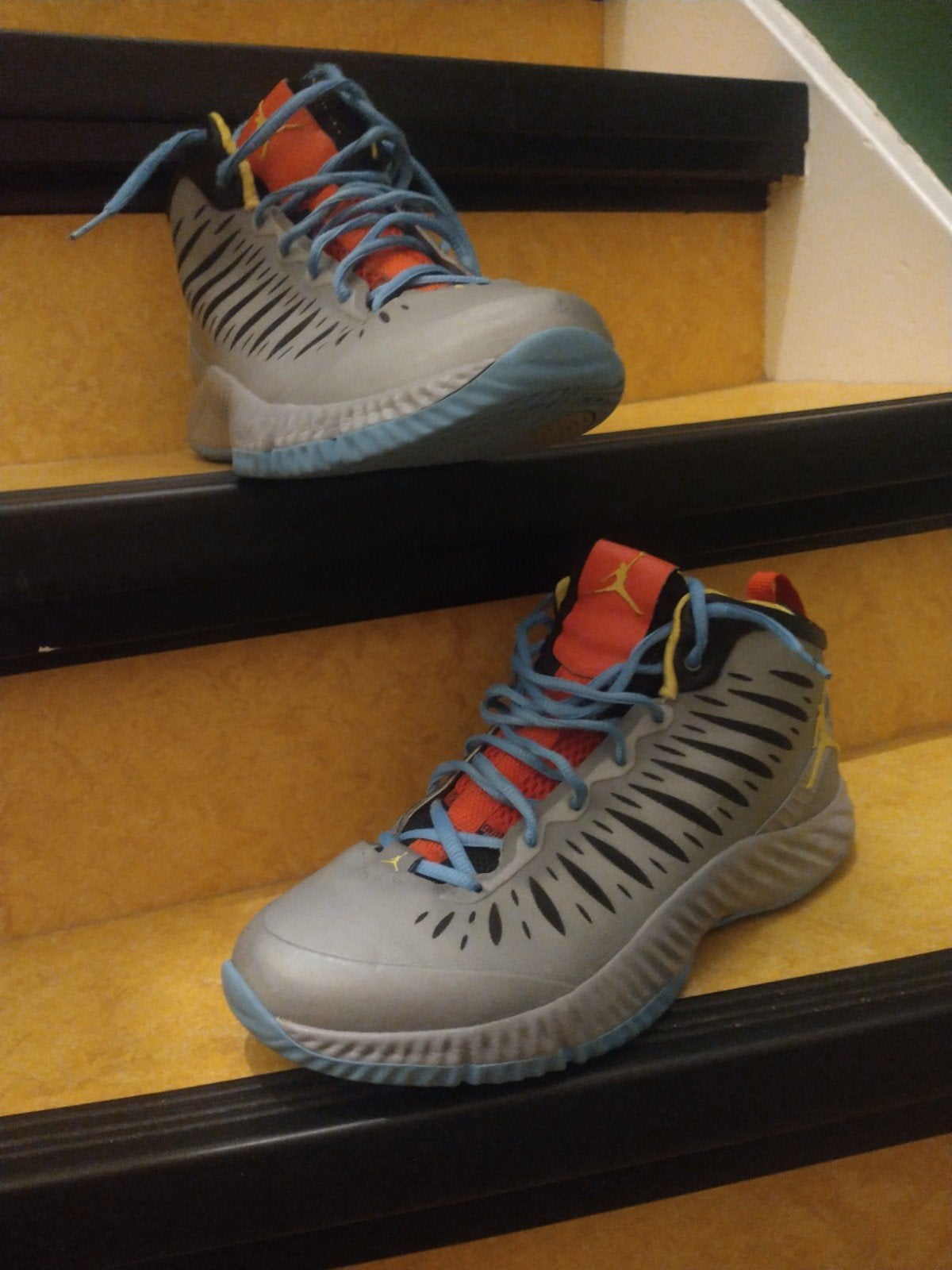 Jordan Super.Fly RTTG “Barcelona” maat 44 ½, Sportschoenen, Ophalen of Verzenden, Gedragen, Jordan