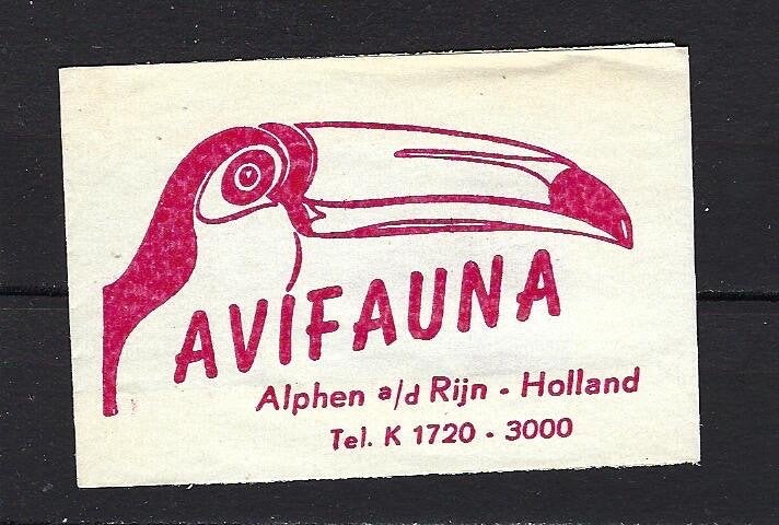 741 Alphen a/d Rijn AVIFAUNA, Ophalen of Verzenden, Nederland