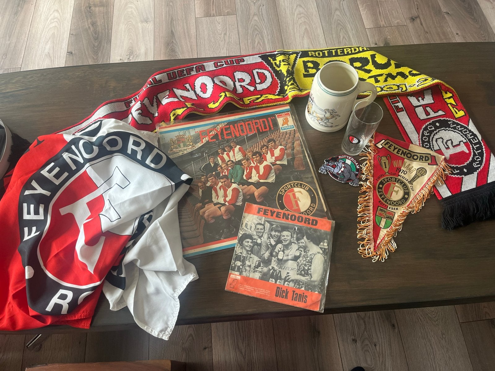 Feyenoord collectors items o.a. 1963-1970 - Alles in 1 koop, Ophalen of Verzenden, Gebruikt, Feyenoord, Overige typen
