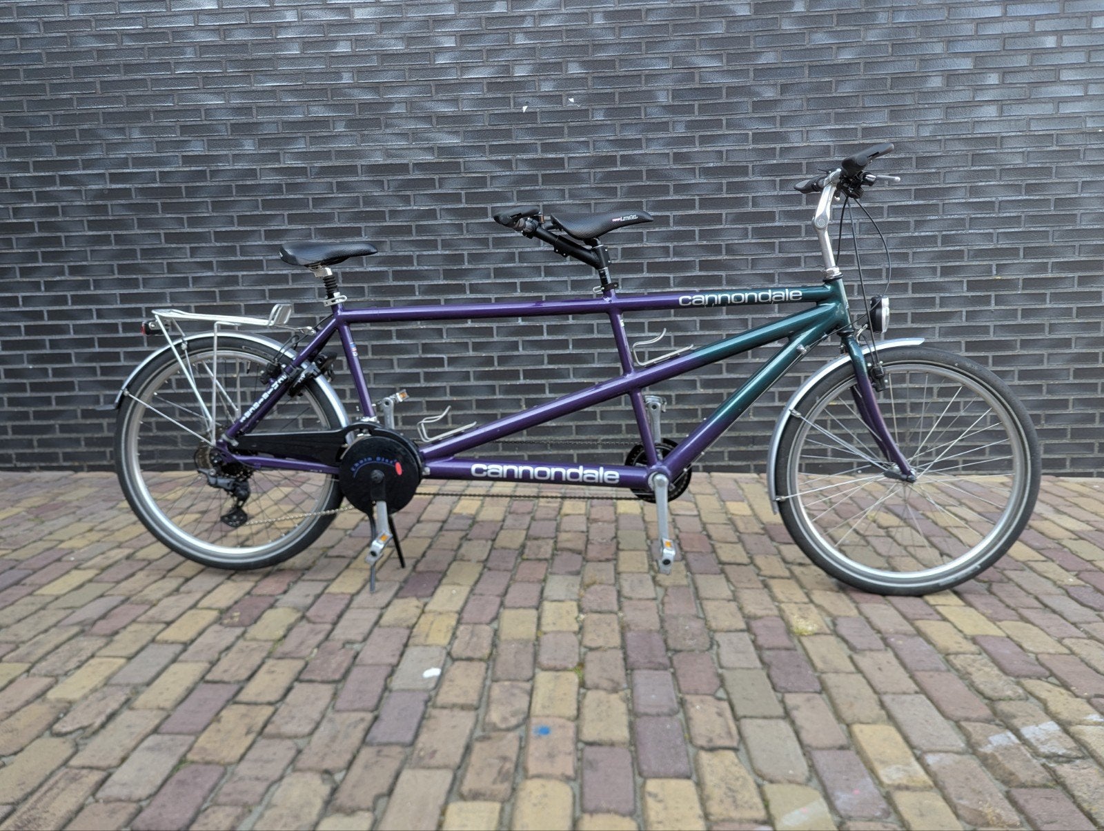 Cannondale Tandem zo goed als nieuw 53cm, Ophalen, 10 tot 15 versnellingen, Velgrem, Zo goed als nieuw