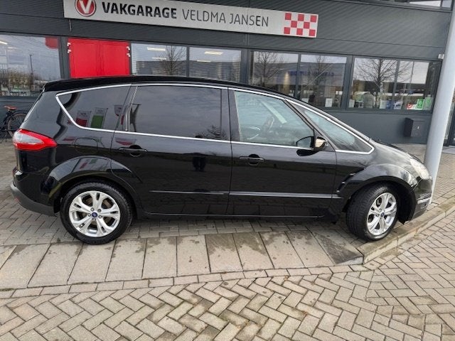 Ford S-Max 1.6 ECOBOOST TITANIUM (ZEER KOMPLEET) (bj 2013), Auto's, Ford, Gebruikt, Zwart, 4 cilinders, Automatische klimaatregeling