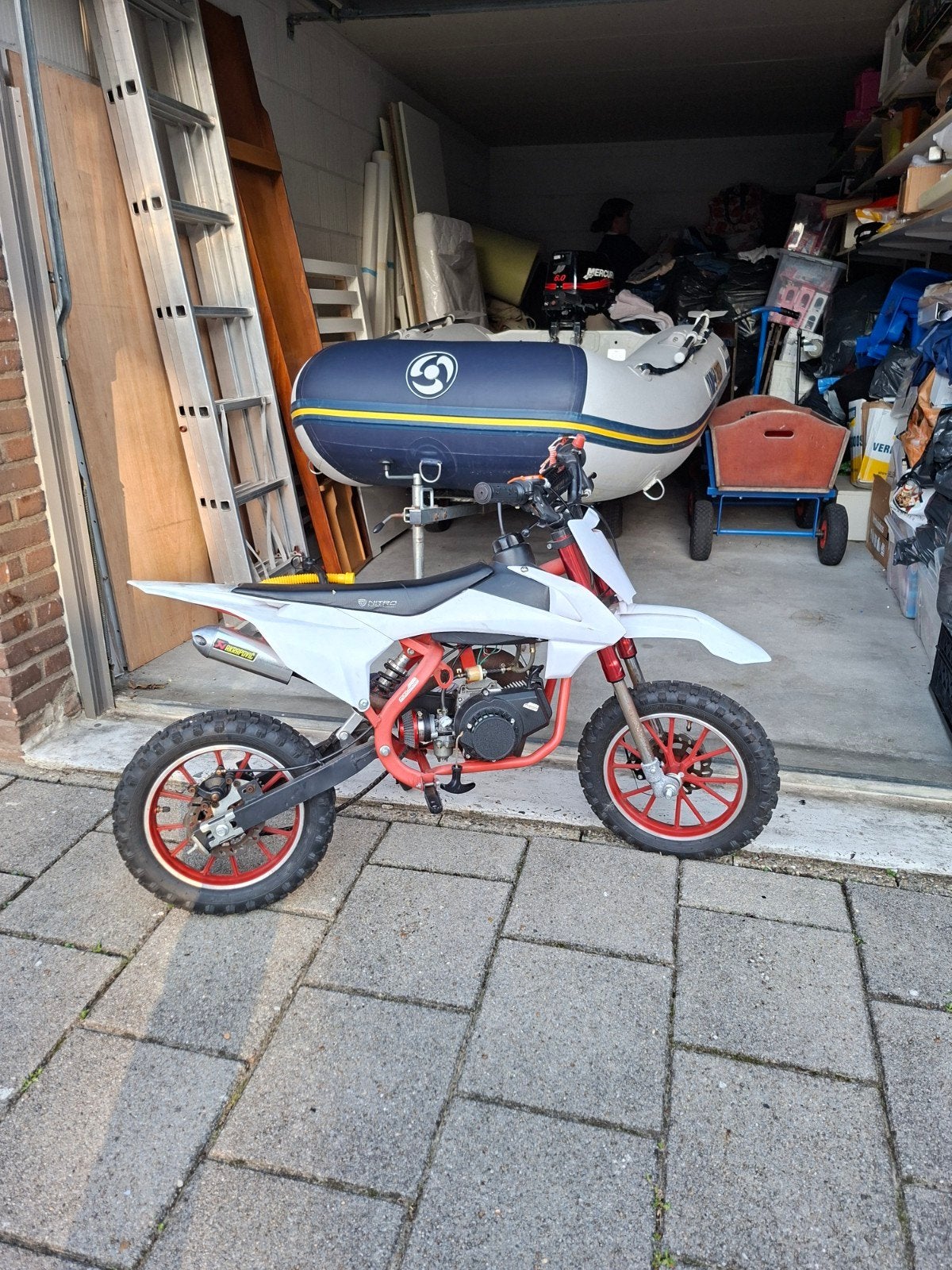 Pitbike/Dirtbike -met kleine benzinelekkage, Ophalen, Gebruikt, Pitbike