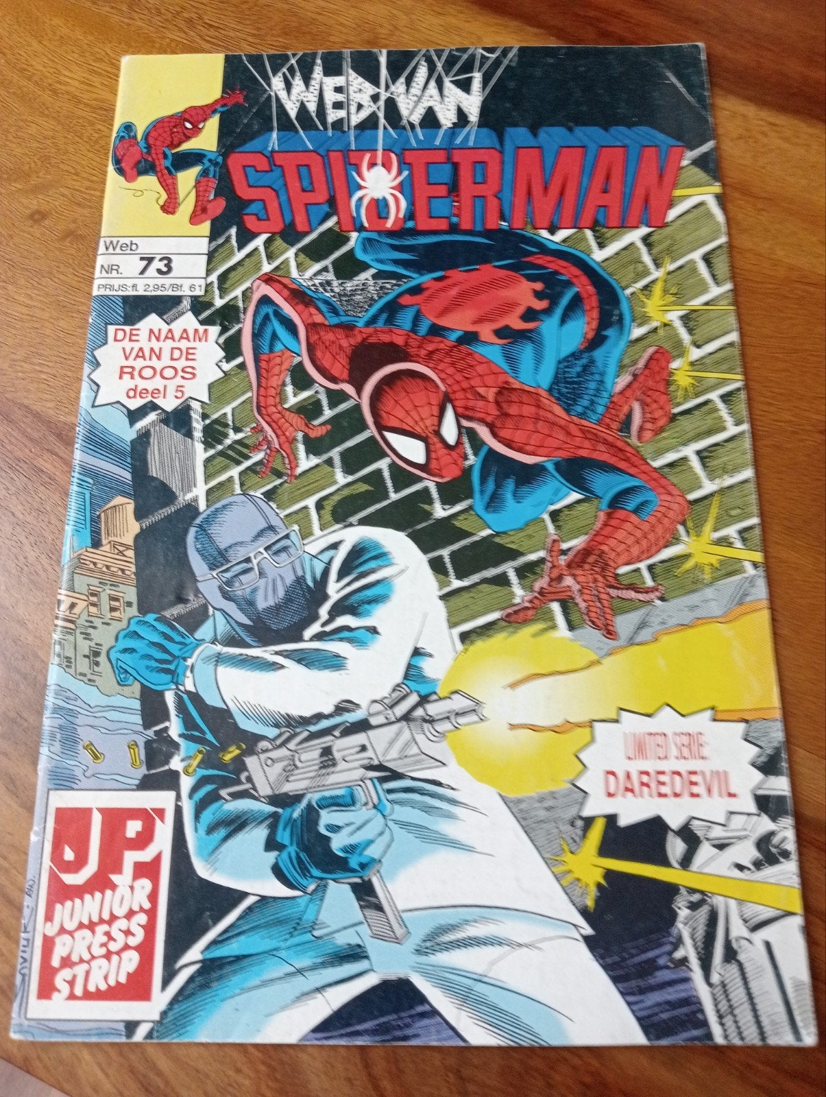Web van Spiderman nr. 73 - De Naam van de Roos deel 5, Eén stripboek, Ophalen of Verzenden, Gelezen, Marvel Comics