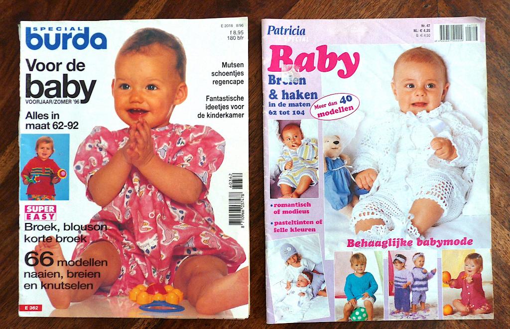 BURDA EN PATRICIA - VEEL MOOIS VOOR BABY S - naai brei haak, Overige typen, Kind, Verzenden, Burda