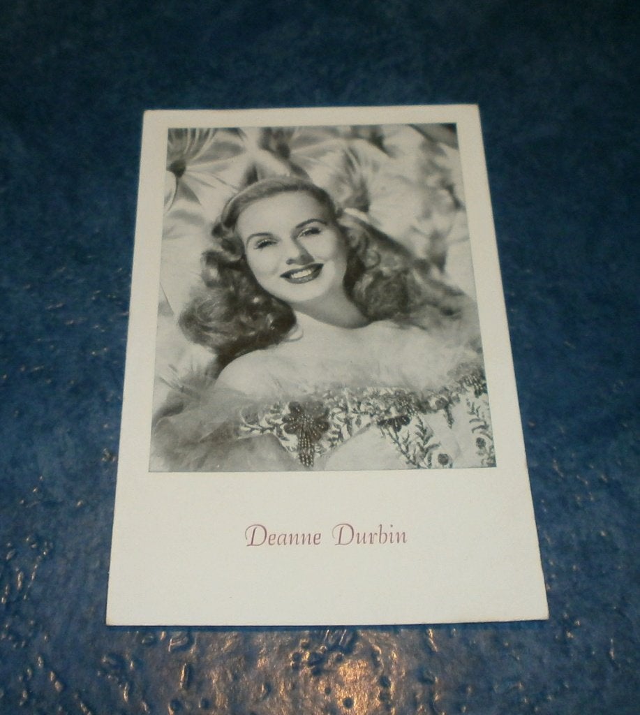 Oude artiestenkaart : DEANNE DURBIN, Verzenden, Gebruikt, Foto of Kaart