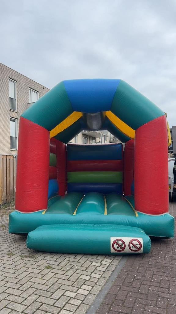 Springkussen te huur 4x4,5 Almere, Amsterdam, Gooi, Ophalen of Verzenden, Zo goed als nieuw