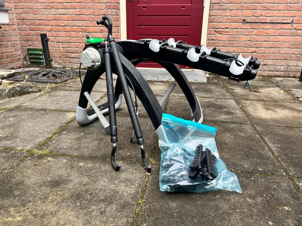 Thule Fietsendrager voor 3 fietsen - achterklepdrager, Auto diversen, Fietsendragers, Gebruikt, Achterklepdrager, 3 fietsen of meer
