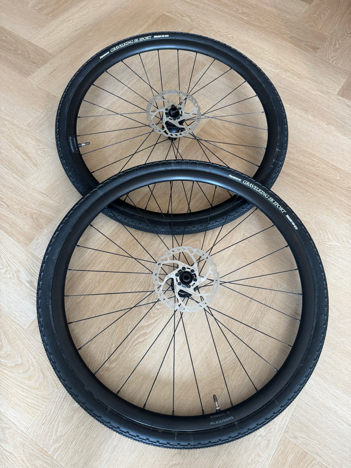 Complete gravel wielset Alexrims 28 inch (Cervelo Aspéro), Wiel, Ophalen of Verzenden, Zo goed als nieuw, Gravelbike