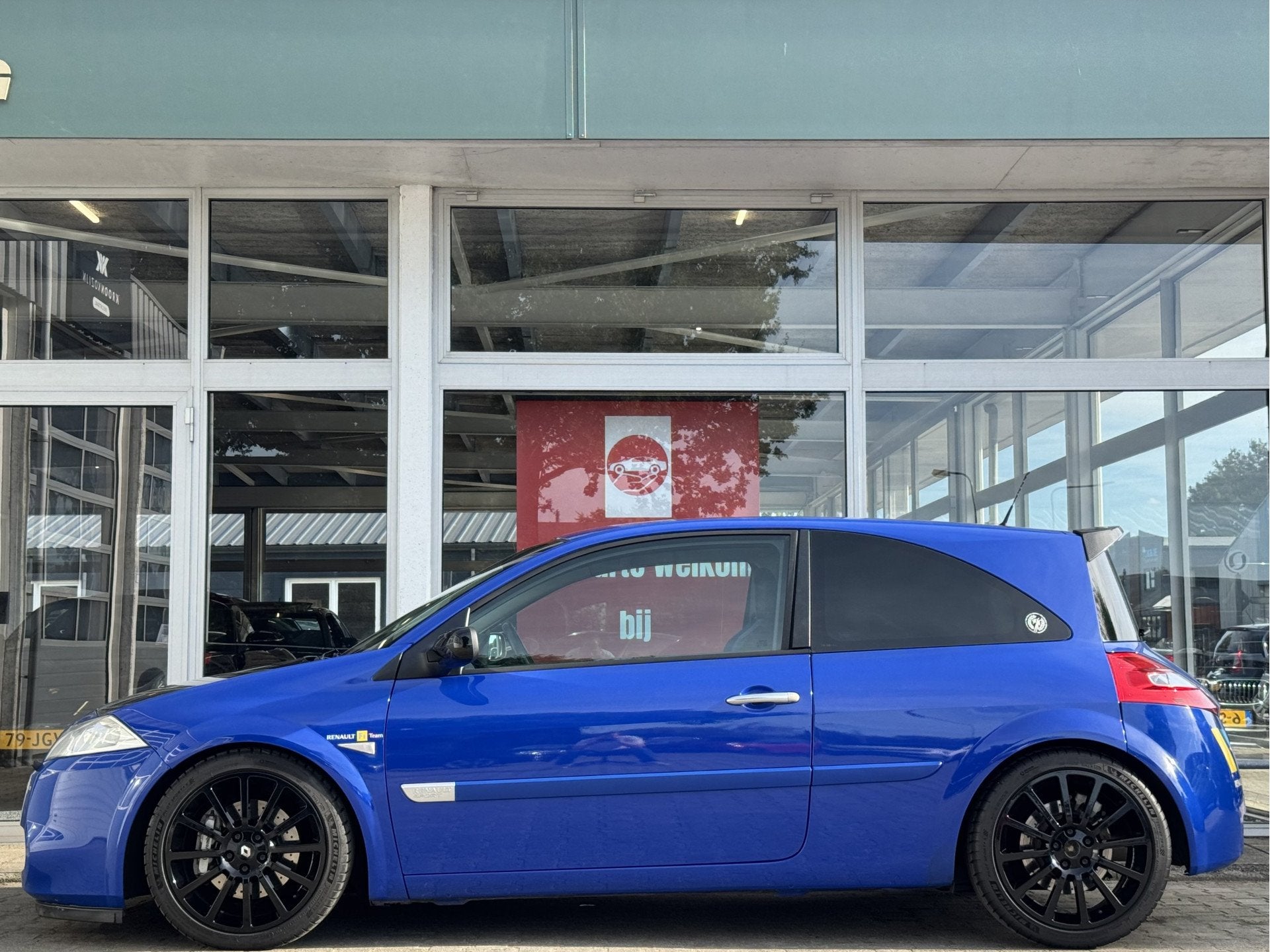 Renault Mégane 2.0-16V T RS | UNIEK! | RECARO! | 18' LM!, Auto's, Voorwielaandrijving, Zwart, 4 cilinders, Blauw