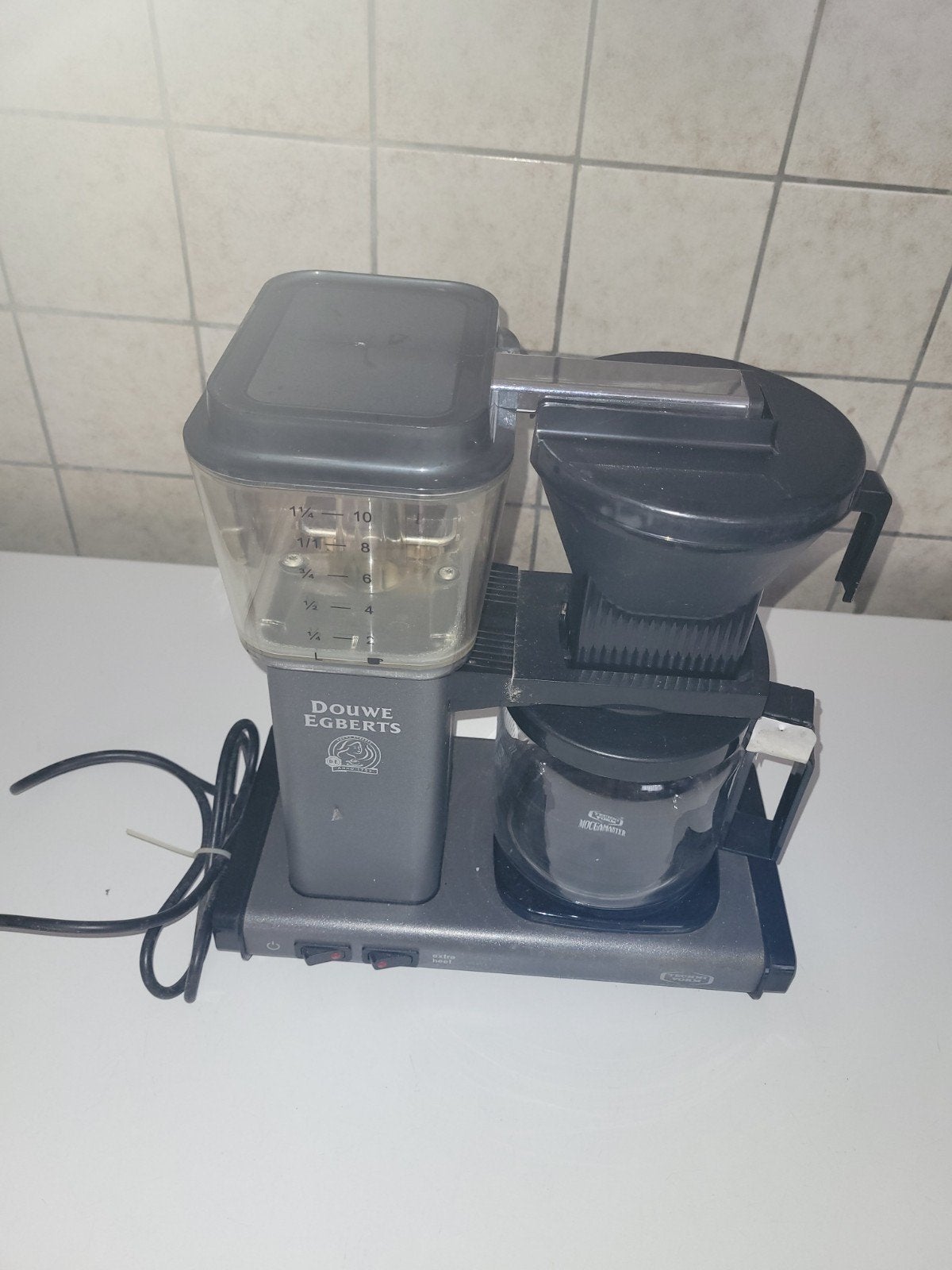 douwe egberts koffiezetapparaat technivorm, 4 tot 10 kopjes, Ophalen of Verzenden, Gebruikt, Koffiemachine