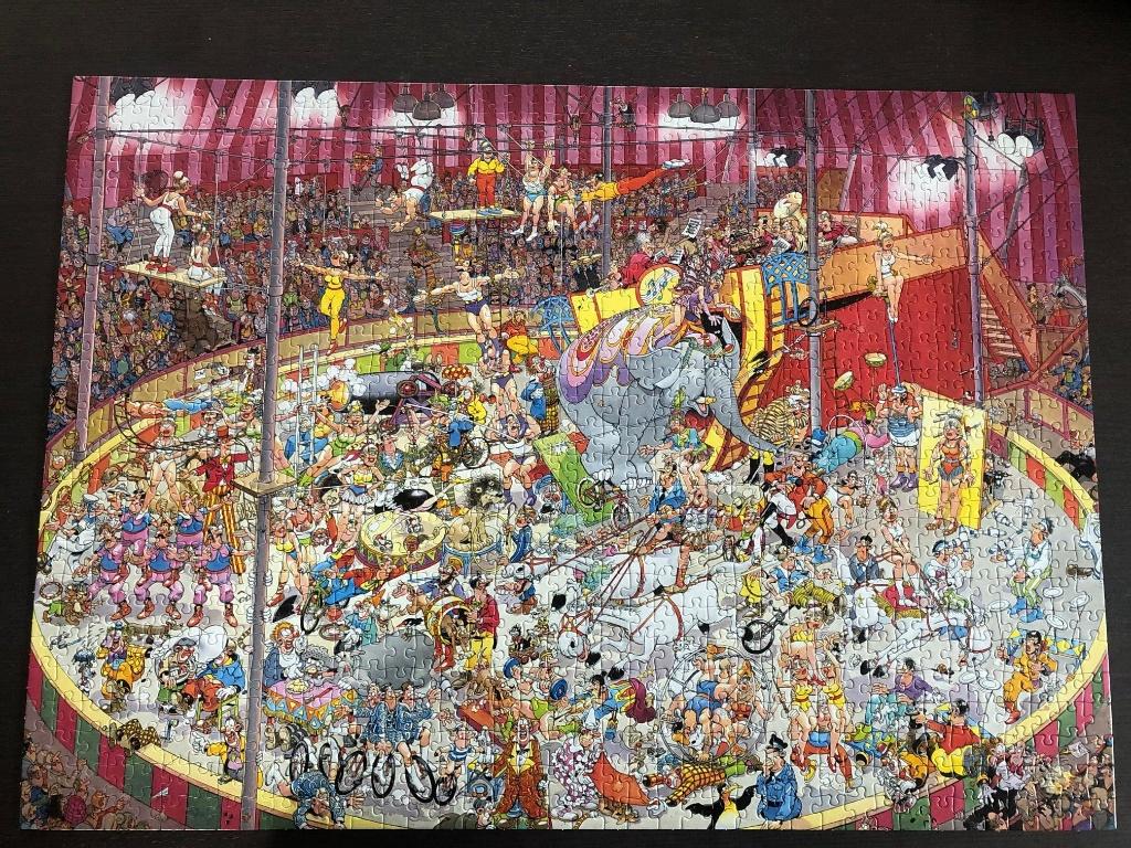 Jan van Haasteren - Het circus, Ophalen of Verzenden, 500 t/m 1500 stukjes, Zo goed als nieuw